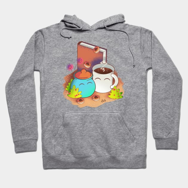 Coffee and cookies Hoodie by Alsiqcreativeart